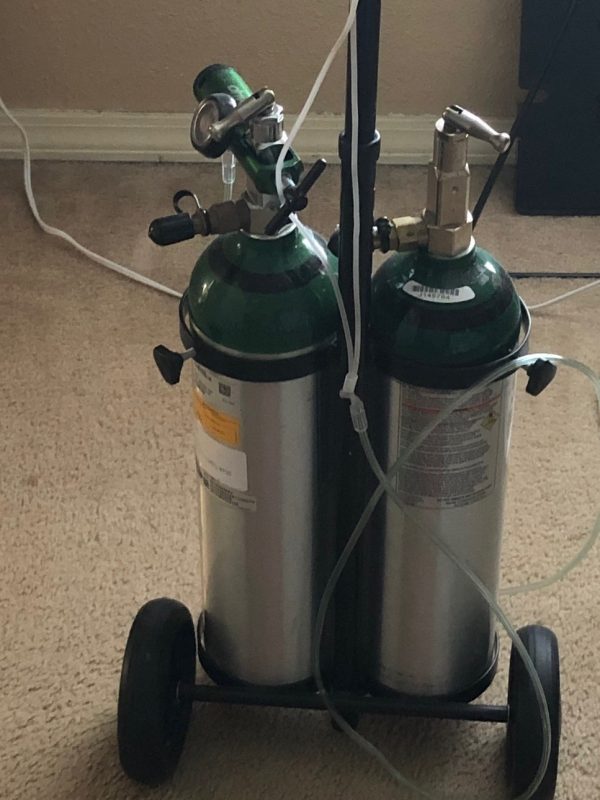 Oxygen tanks for around the house