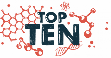 top 10 stories of 2021 | Pulmonary Fibrosis News | top 10 illustration