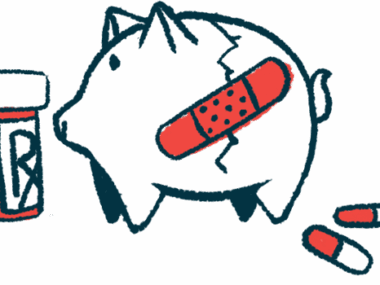 cost-effective | Pulmonary Fibrosis News | Esbriet | Ofev | illustration of broken piggy bank