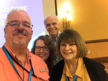 who has died from pulmonary fibrosis | Pulmonary Fibrosis News | photo of, from left, Sam Kirton, Susan Kirton, Darrell Rouland, and Glenda Rouland