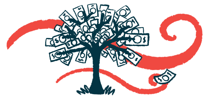 An illustration of a tree with money on its branches, representing a 'money tree'.
